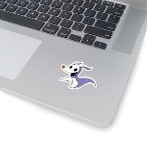 Jack Skellington white Dog Zero Sticker | Halloween Spooky Decal for Laptops, Journals, Water Bottles image 11