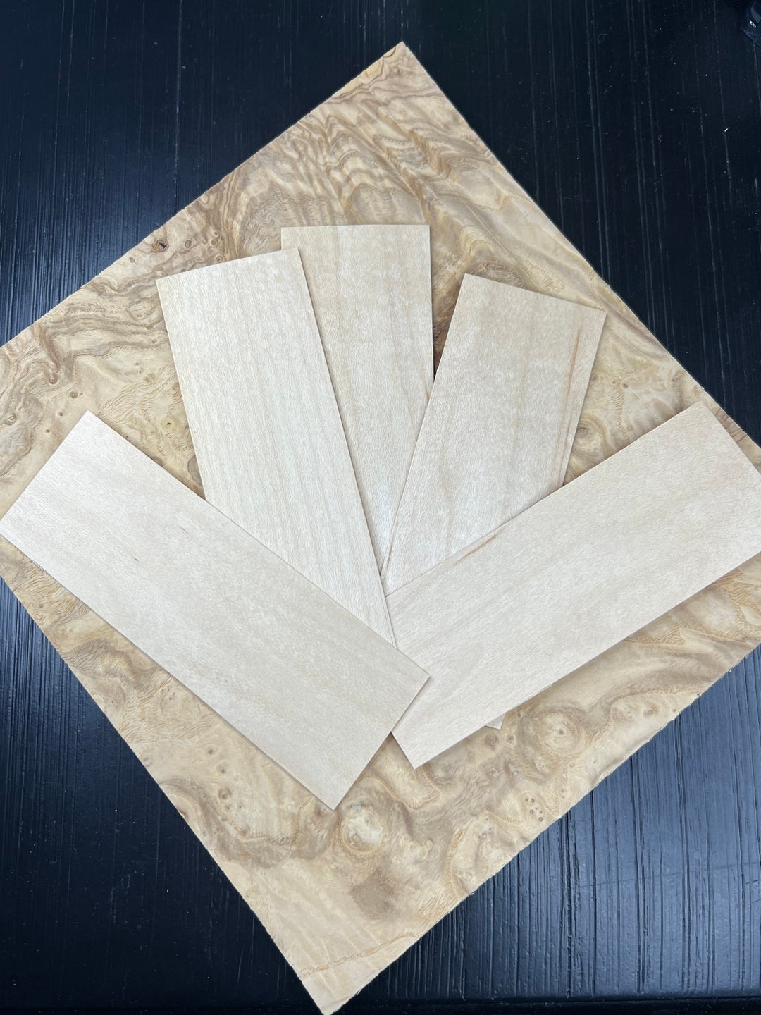 Maple Veneer for Fingerboard FIG Etsy