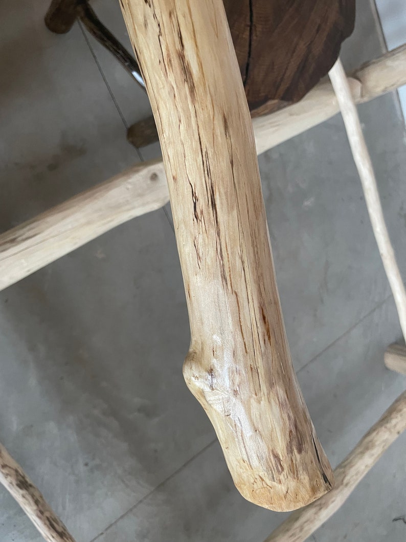 Hand Carved Maple Log Branch Railing Handrail Rustic Guard Etsy