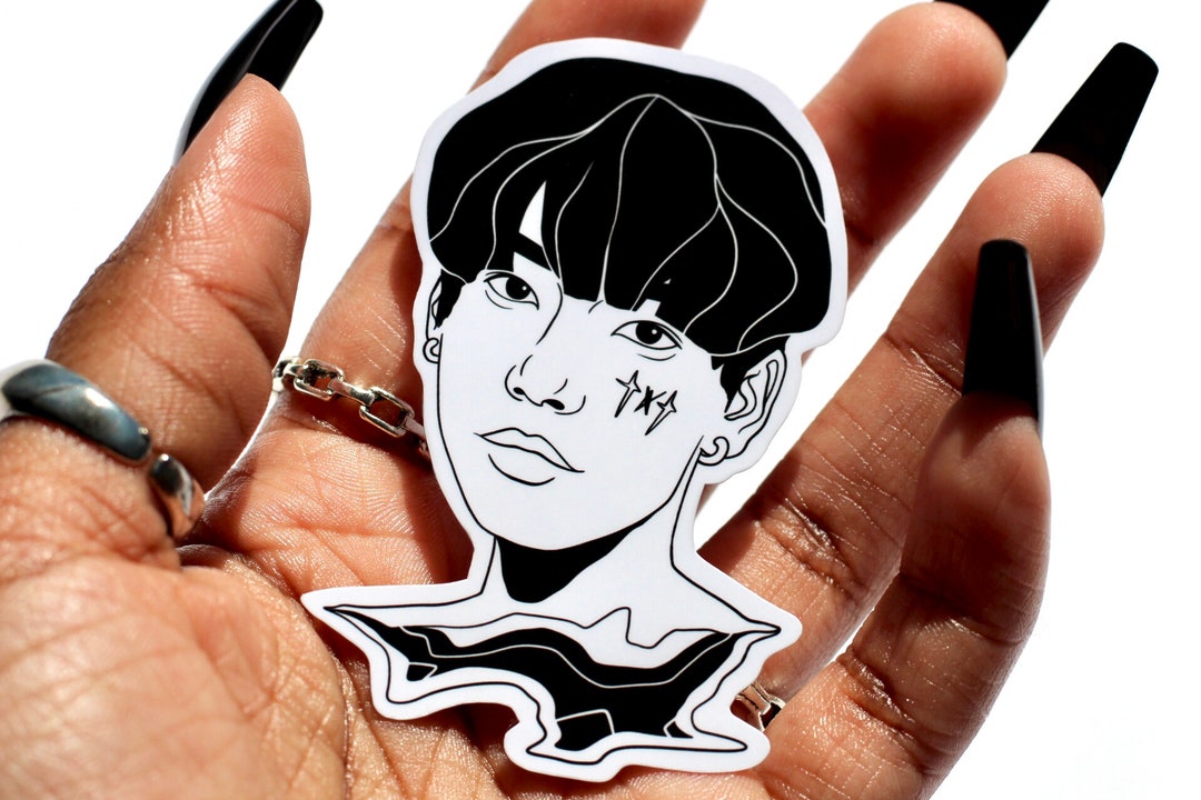 TXT Kpop Stickers Soobin Txt Merch Laptop Stickers Die Etsy