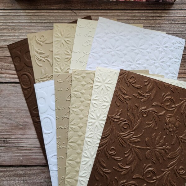 Light Tones Embossed Paper