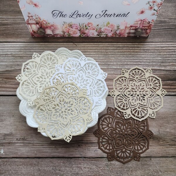 Neutral Delicate Doily Die Cuts