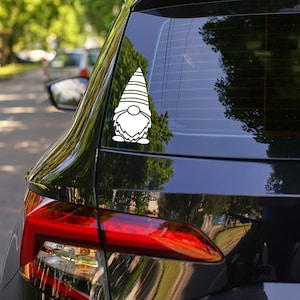 Christmas Gnome Vynal Sticker