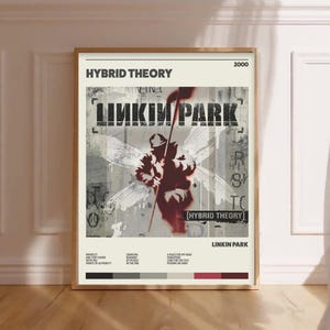 Linkin park hybrid theory poster - Etsy 日本
