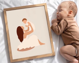 printable mothers day gifts mothers day art gifts for mom gifts for mom warm colors suitable for home decoration