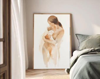 gifts for mom skin to skin bonding mother and baby mothers day gifts wall decor poster