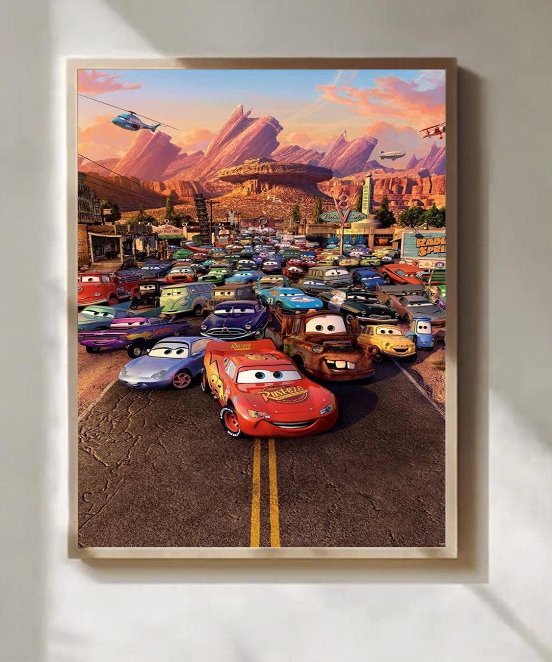 Cars Movie Poster Vintage Race Car Movie Poster Print Etsy cars-movie-poster-vintage-race-car-movie-poster-print-etsy