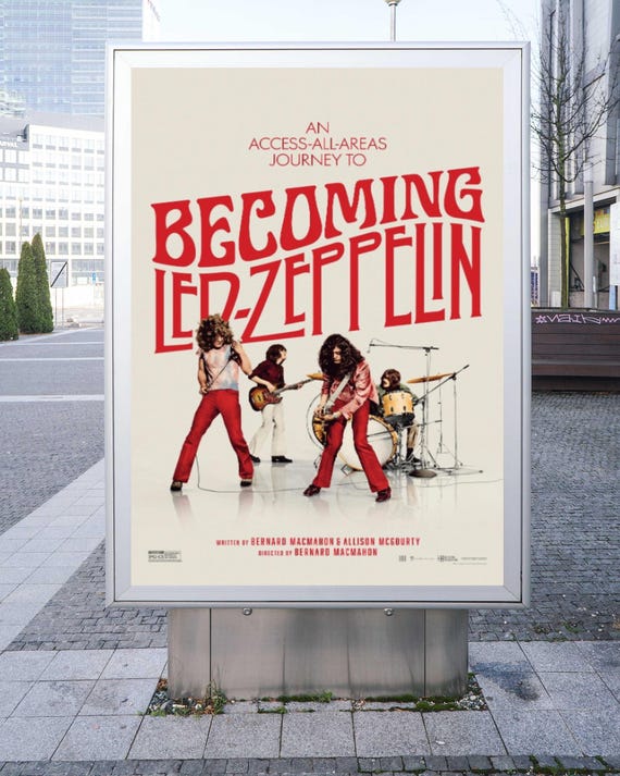 2025年 レッド・ツェッペリンになる映画ポスター ロバート・プラント