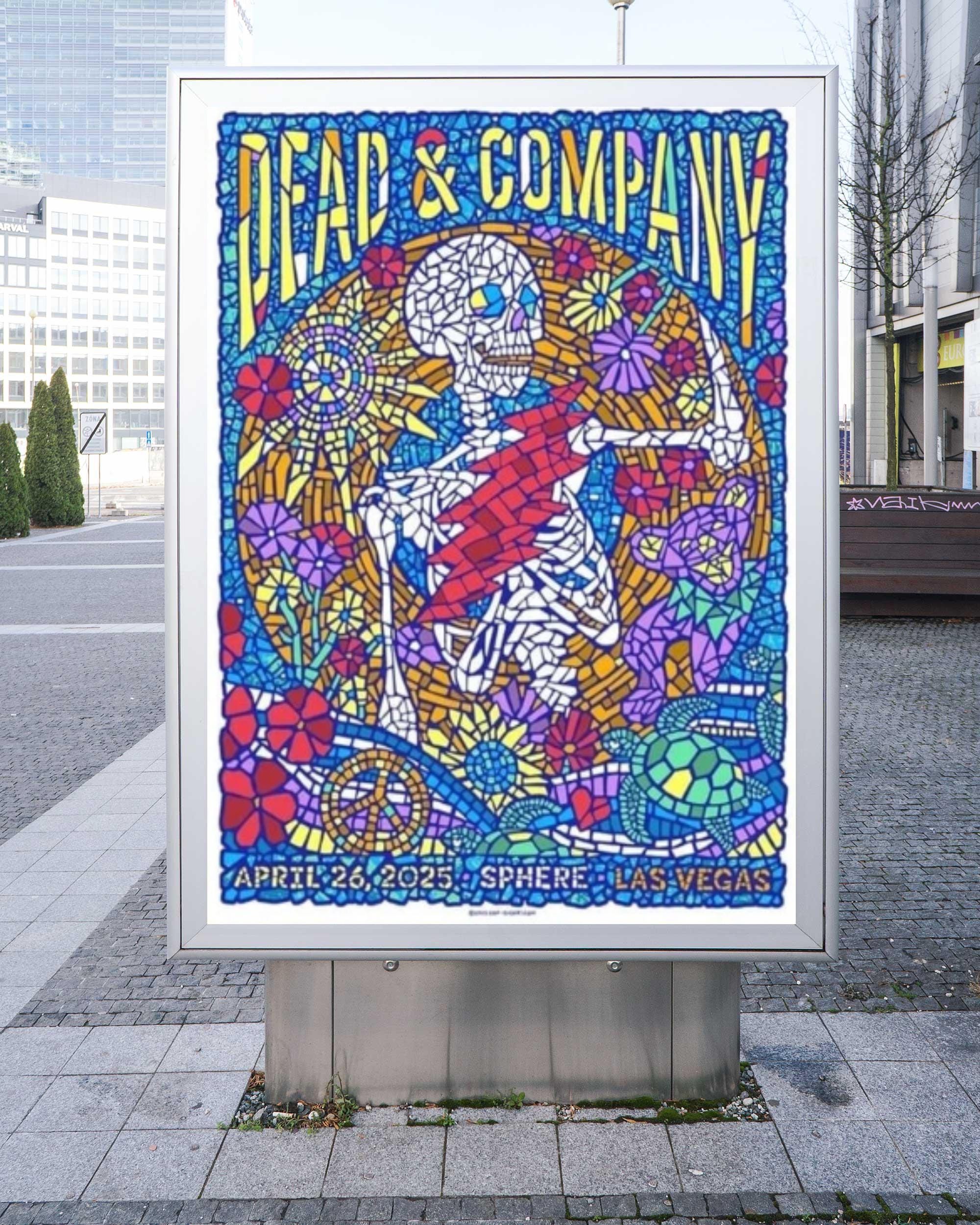 Dead and company poster - Etsy 日本