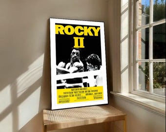 ロッキー4 (1985) シルベスター・スタローン映画ポスター復刻版 #2 約