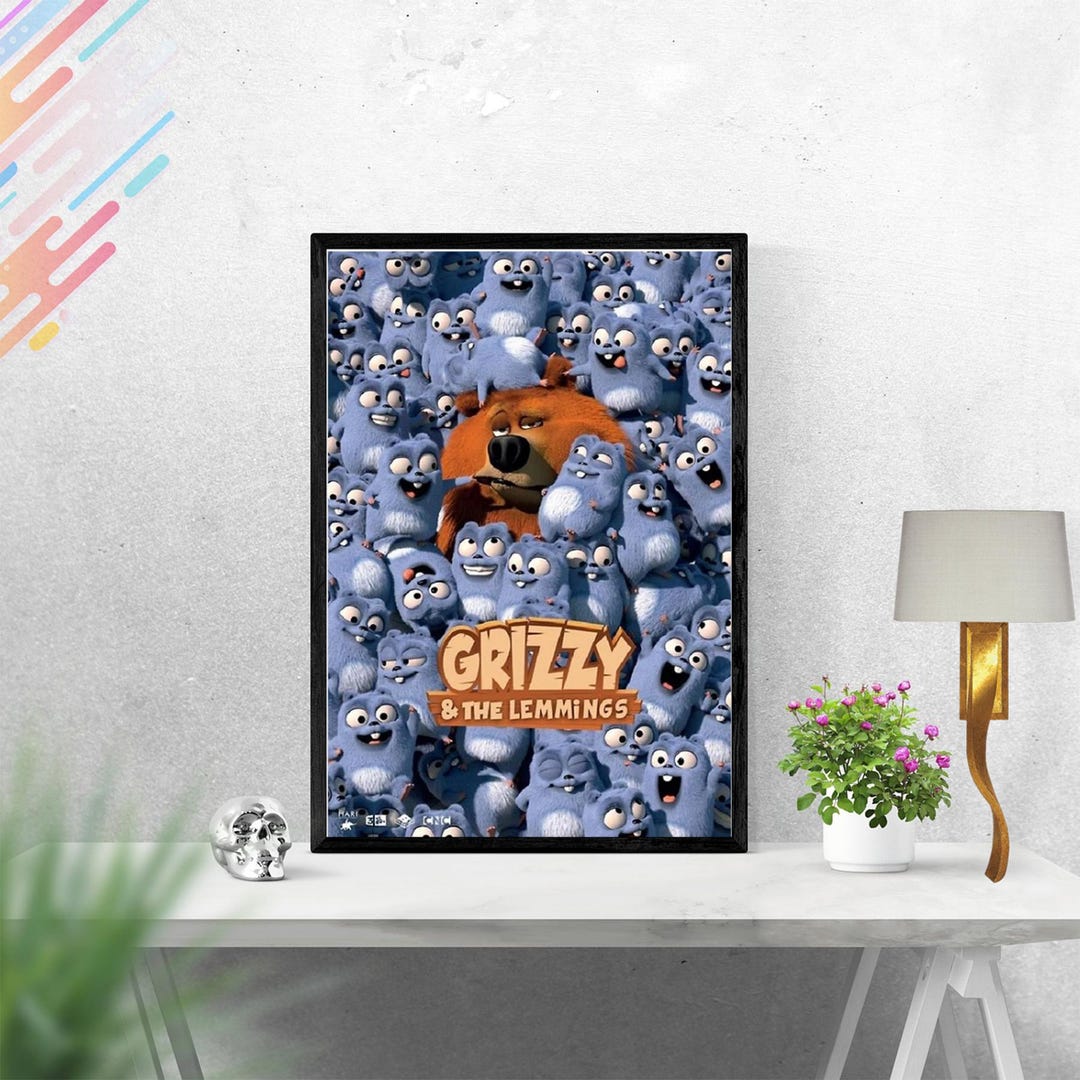 Grizzy and the Lemmings Poster - Etsy