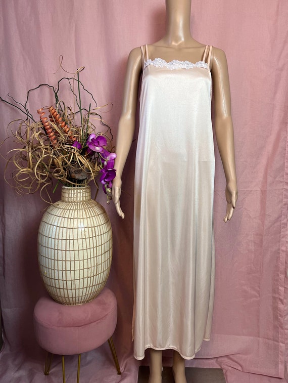 Blush Pink Simple Nightgown Etsy UK