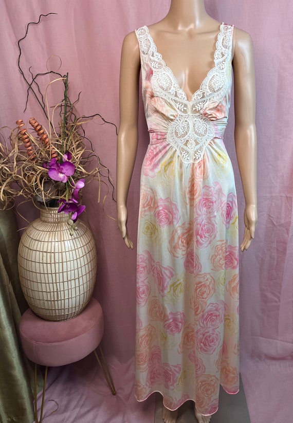 Floral Olga Nightgown