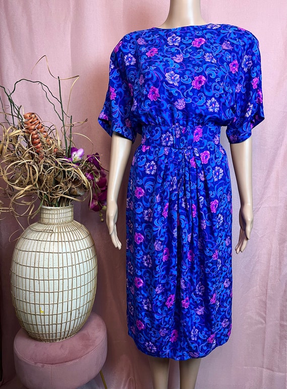 Maggy London Blue floral Dress