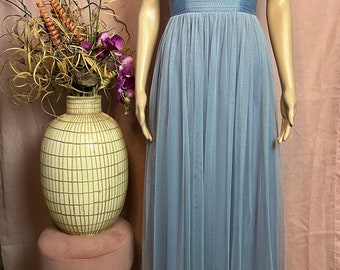 Blue Bridesmaid Dress