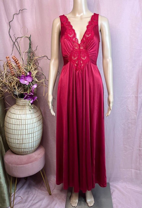 Red Olga Nightgown