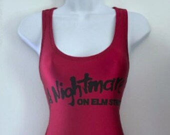 Nightmare On Elm Street Mini Dress | Girls Horror Movie Dress | Horror Tank Dress