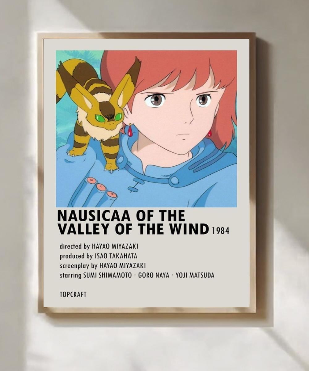 Nausicaa of the Valley of the Wind Studio Ghibli Anime Poster - Etsy