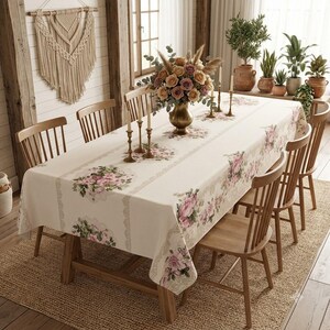 Nordic Solid Color PVC Tablecloth, Washable Rectangular Table Cover, Waterproof Dining Kitchen Table Protector