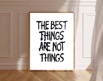 See the Good Quote Print, Minimal Affirmation Wall Art