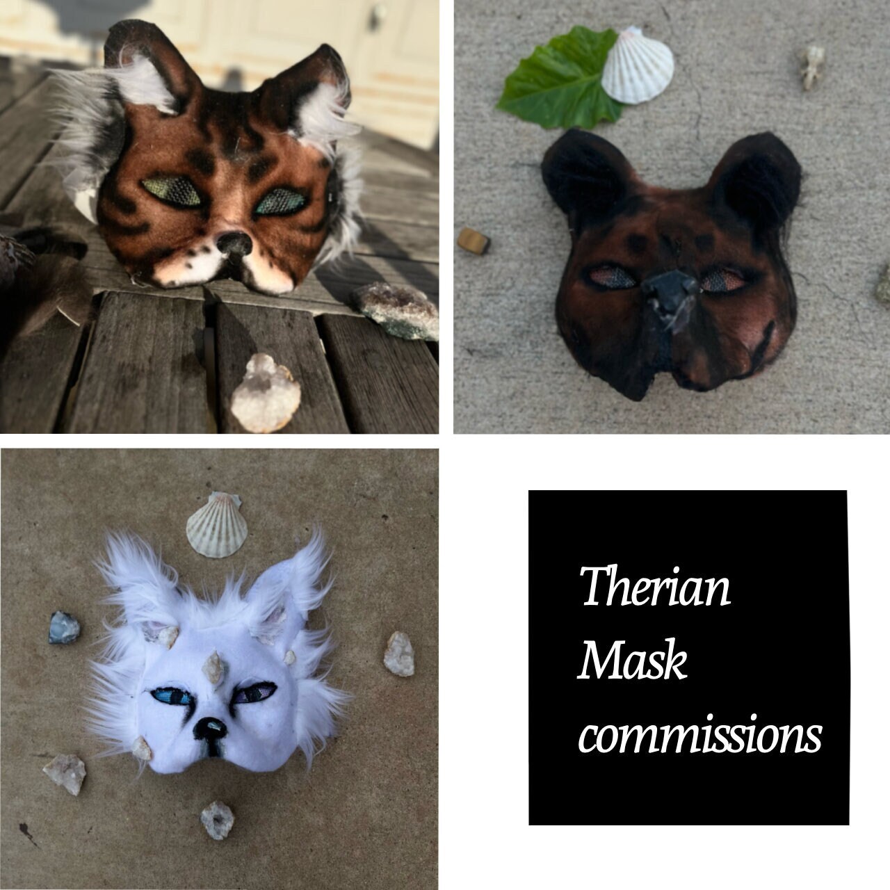 Commissions - Therian/cosplay/furry Mask commissions !