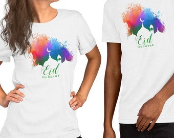 Eid Mubarak Unisex t-shirt, Eid Mubarak shirt for him and her, Eid Outfit, Matching Eid outfits, Ramadan Mubarak