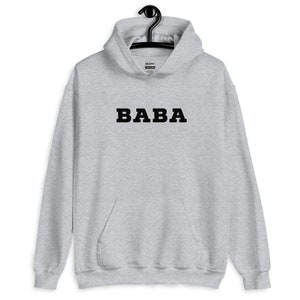 baba hoodie, gift for baba, baba shirt, gift for arab dad, arabic dad shirt, dad sweatshirt