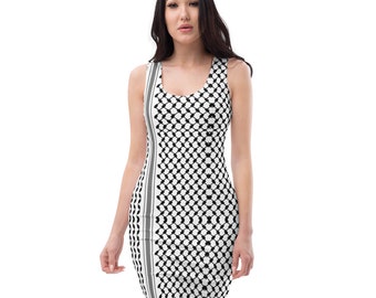 keffiyeh dress Kuffiyeh Dress, Keffiyeh Dress, Palestinian Dress, Free Free Palestine,  Palestine, Falastine, Falestine