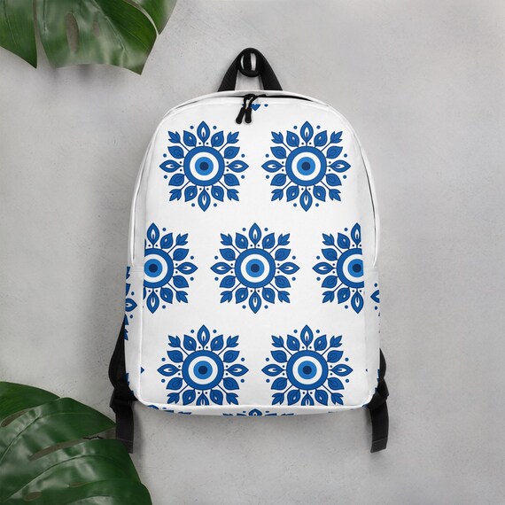 Evil Eye Minimalist Backpack, Evil Eye Gift, Khamsa, Hamza  display picture 3