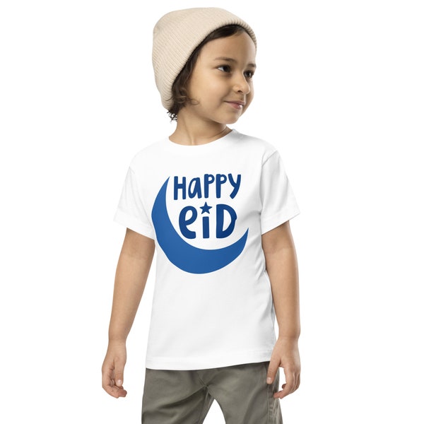 Happy Eid Shirt, Toddler Eid Shirt, Eid Shirt for boys or girls, Eid Mubarak, Ramadan Mubarak, Ramadan Shirt for kids,