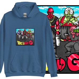 Dragonbald G Hoody | Cartoon Character Parody Hoodie | 90s Themed Novelty Cartoon Hooded Sweatshirt