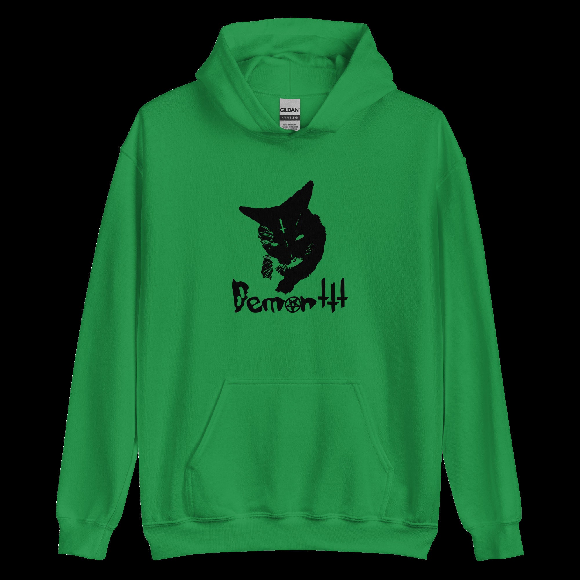 Bad Kitty Hoodie Demon Cat Hoody Evi Themed Cat Hooded Etsy