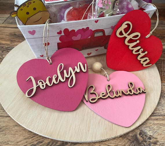 Valentines Day Name Tags For Teachers 84Pcs Valentine's Day Bee