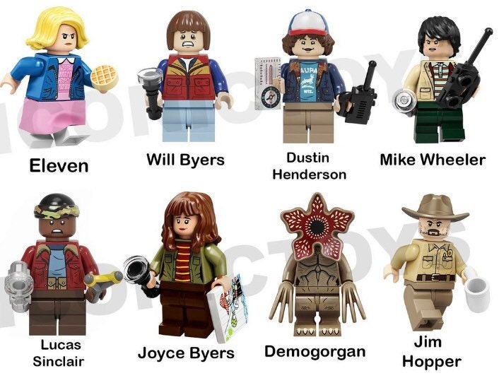 Stranger Things Mini Figures Etsy UK