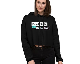 Book Talk for BookTok Crop Hoodie