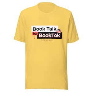 Shipping w/in North America - Book Talk for BookTok unisex t-shirt