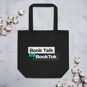 Book Talk for BookTok Logo Tote image 2