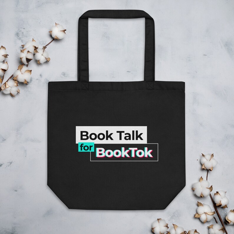 Book Talk for BookTok Logo Tote image 2