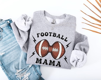 Football Mama PNG: Matchdagströjdesign (digital nedladdning)