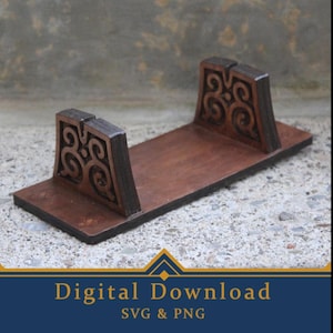 Viking Sword Stand SVG Files | Digital Download | Glowforge | CNC | Laser Cut | Cricut | Germanic | Celtic | Saxon | Medieval | Ancient