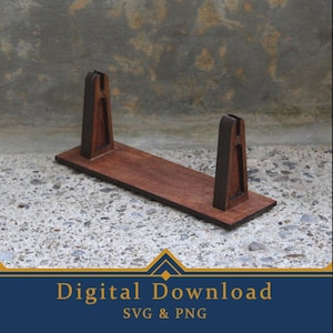 Dagger/Knife Stand SVG Files | 3mm or 1/8th inch Material | Digital Download | Glowforge | CNC | Laser | Celtic | Roman | Medieval | Ancient