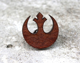 Star Wars Rebellen Allianz Holz Pin 3/8"