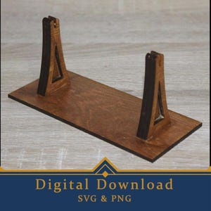 Medieval Dagger Stand SVG Files | Laser Cut Design (Digital Download)