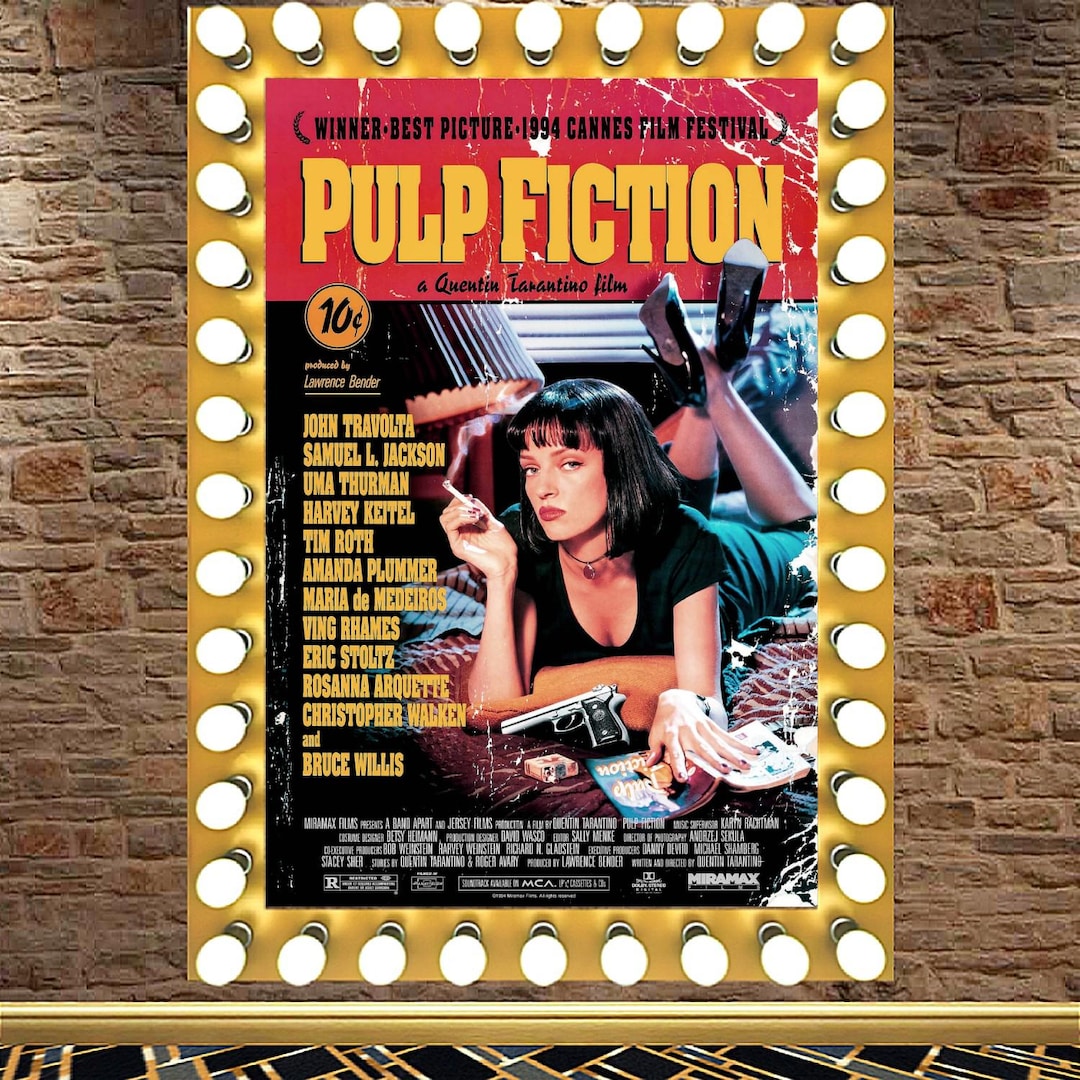 Pulp Fiction - 1994 | You Choose | 28x40 24x36 16x24 12x18 8x12