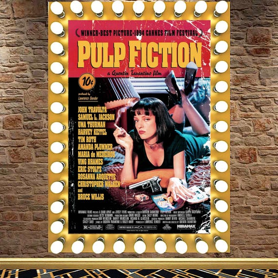 Pulp Fiction - 1994 | You Choose | 28x40 24x36 16x24 12x18 8x12