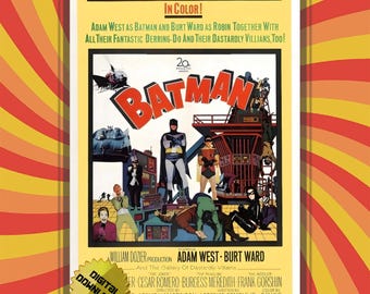 Batman - 1966 | HQ 300dpi | 28x40 24x36 16x24 12x18 8x12in