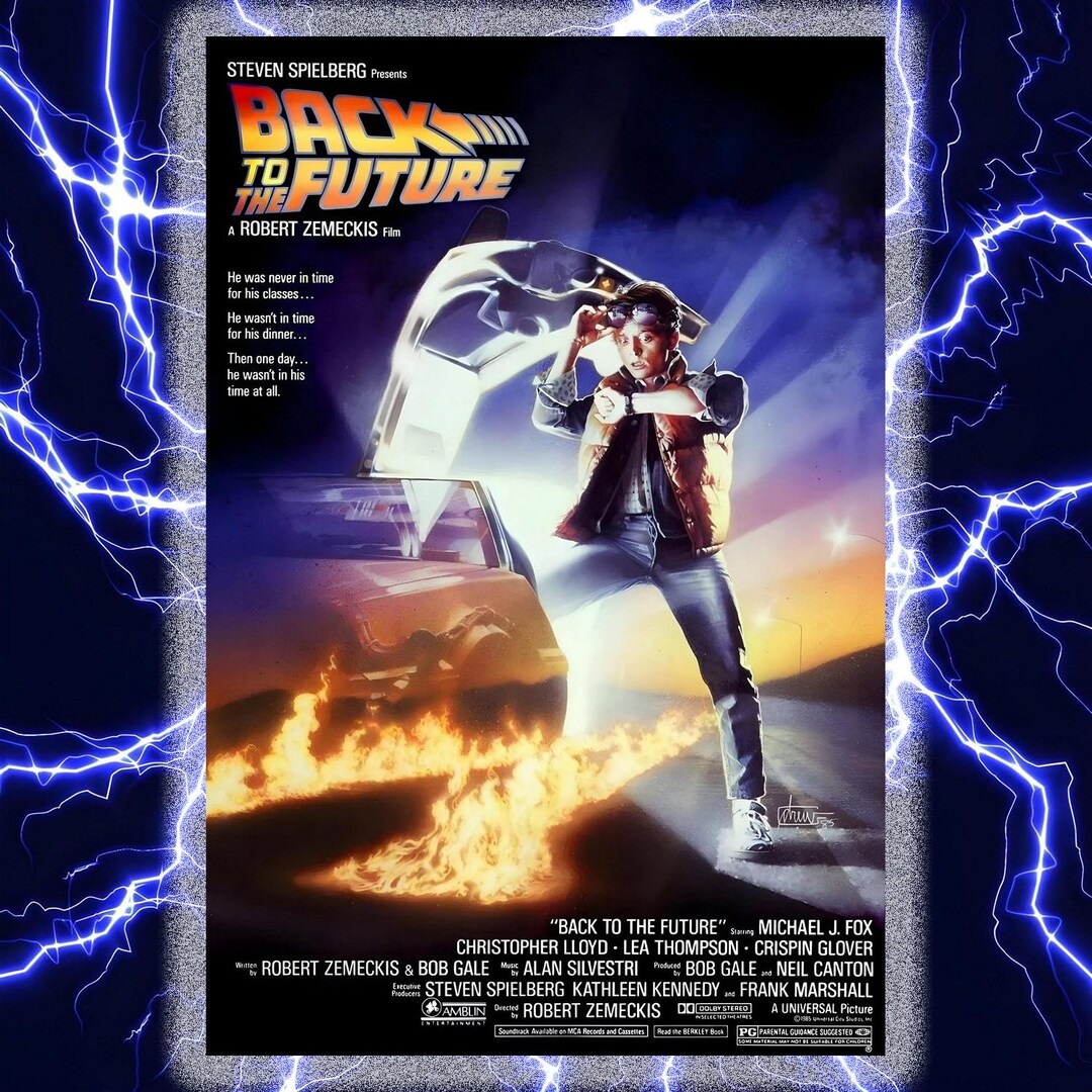 バック・トゥ・ザ・フューチャー - 1985 | HQ 300dpi | 28x40 24x36