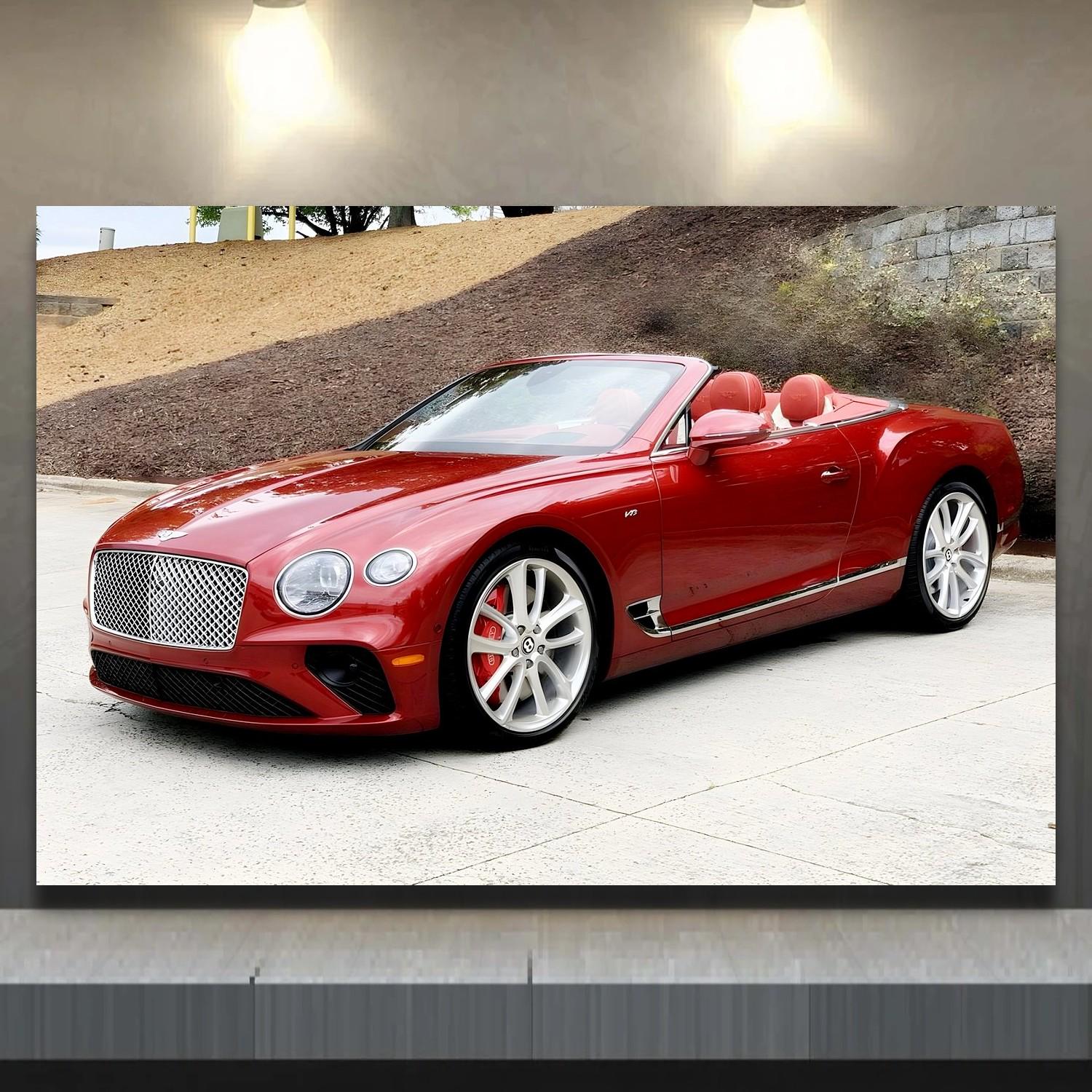 Bentley Continental GT SPEED 2020 | 36x24 Inch Unframed, Glossy, 4k, High Quality Poster