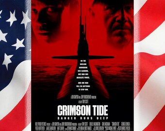クリムゾン・タイド 映画ポスター：デンゼル・ワシントン、ジーン