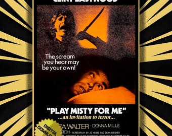 Play Misty for Me - 1971 | High Quality 300dpi | 24x36 Inch
